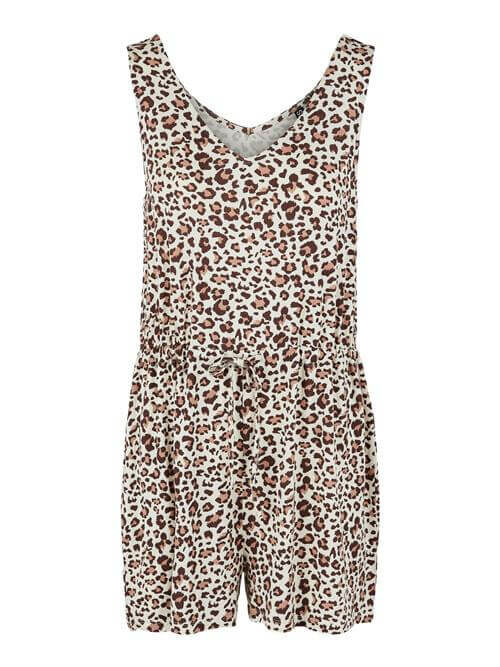 Neora Playsuit Leopard Buttercream