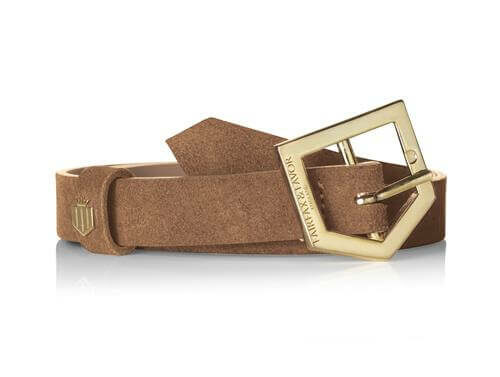 Sennowe Belt in Tan suede