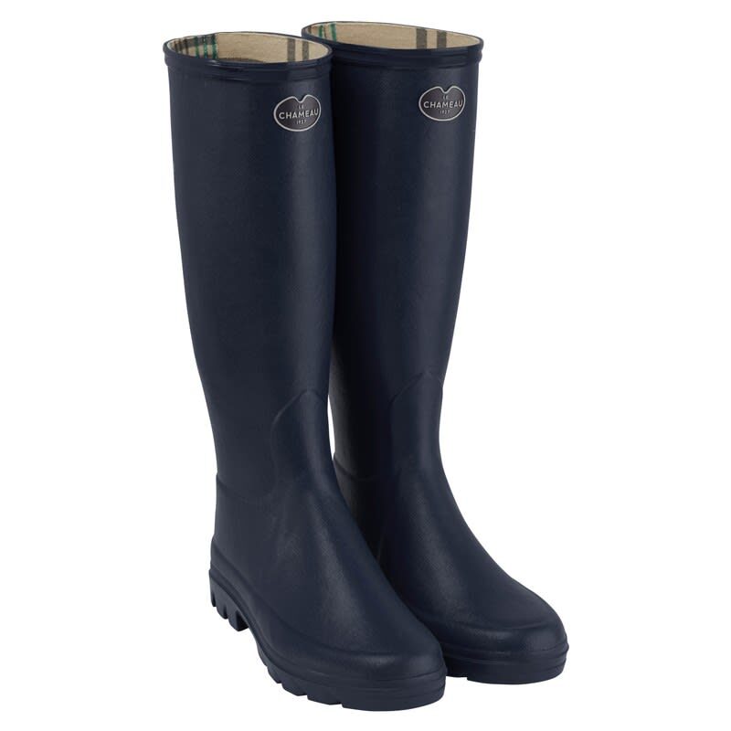 Iris Wellington Boots – Bleu Foncé Size 40/7