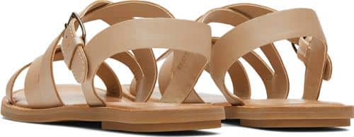 Sicily Sandal in Almond Metallic size 5