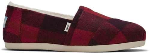 Alpagarta Slipper in Red Check