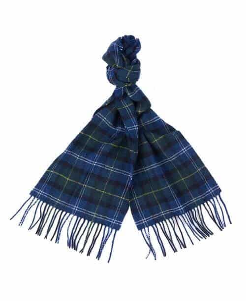 Scarf tartan in seaweed