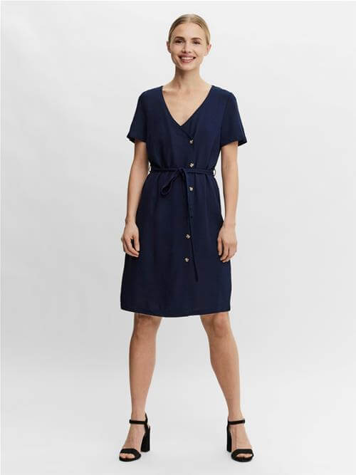 Astimilo Dress in Navy size M