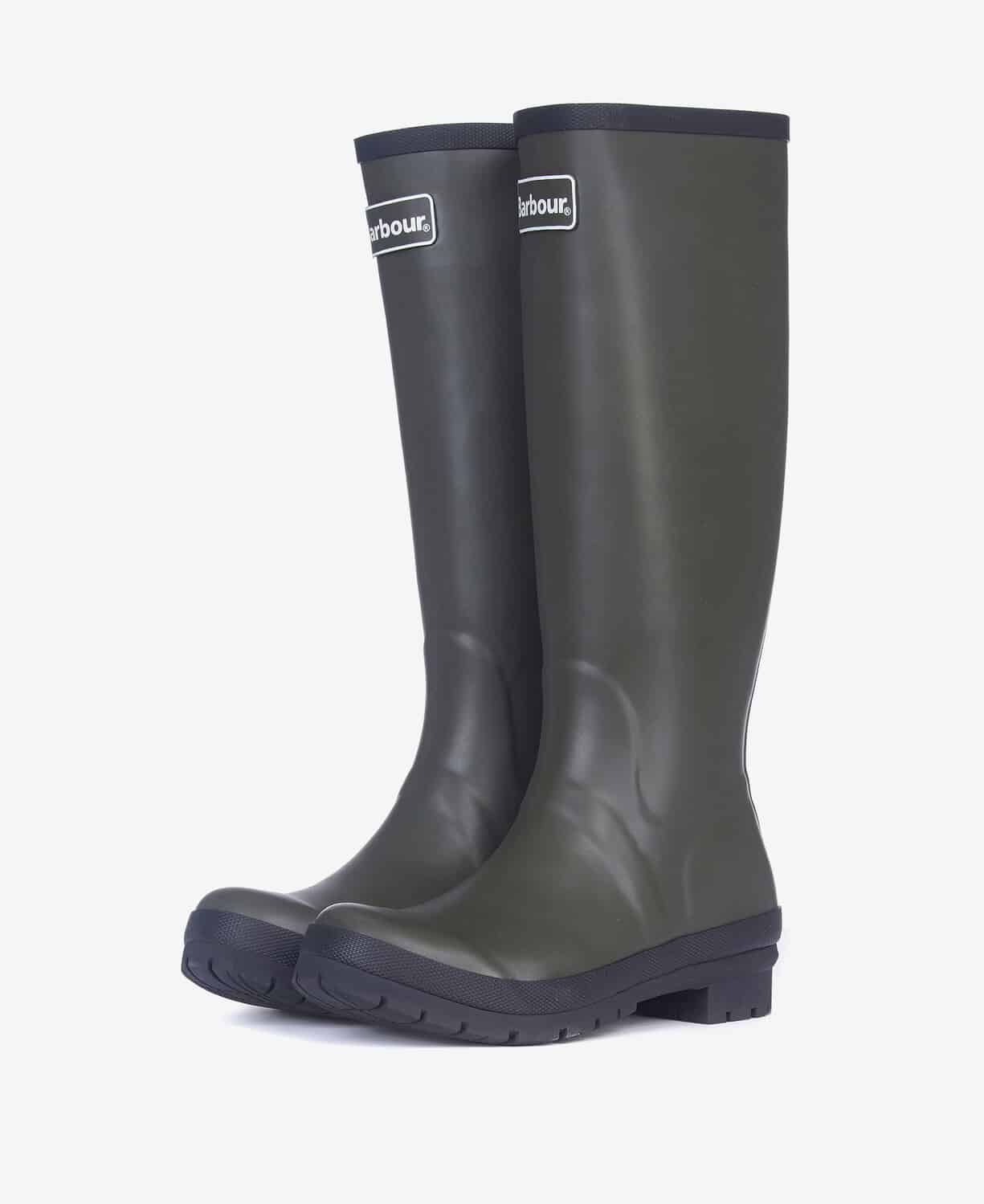 Abbey Wellington Boots Olive