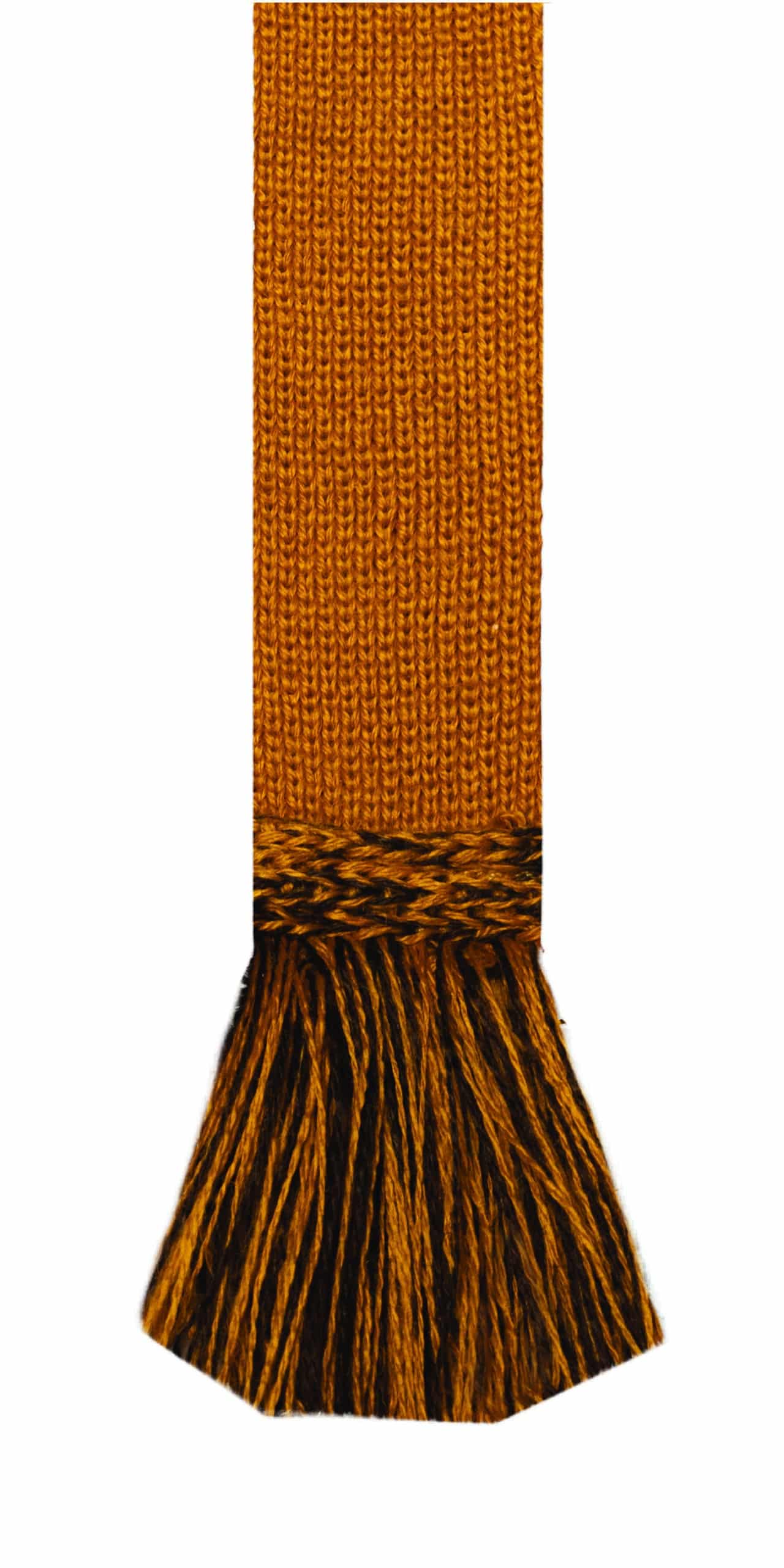 Classic Garter Tie Ochre/Bracken
