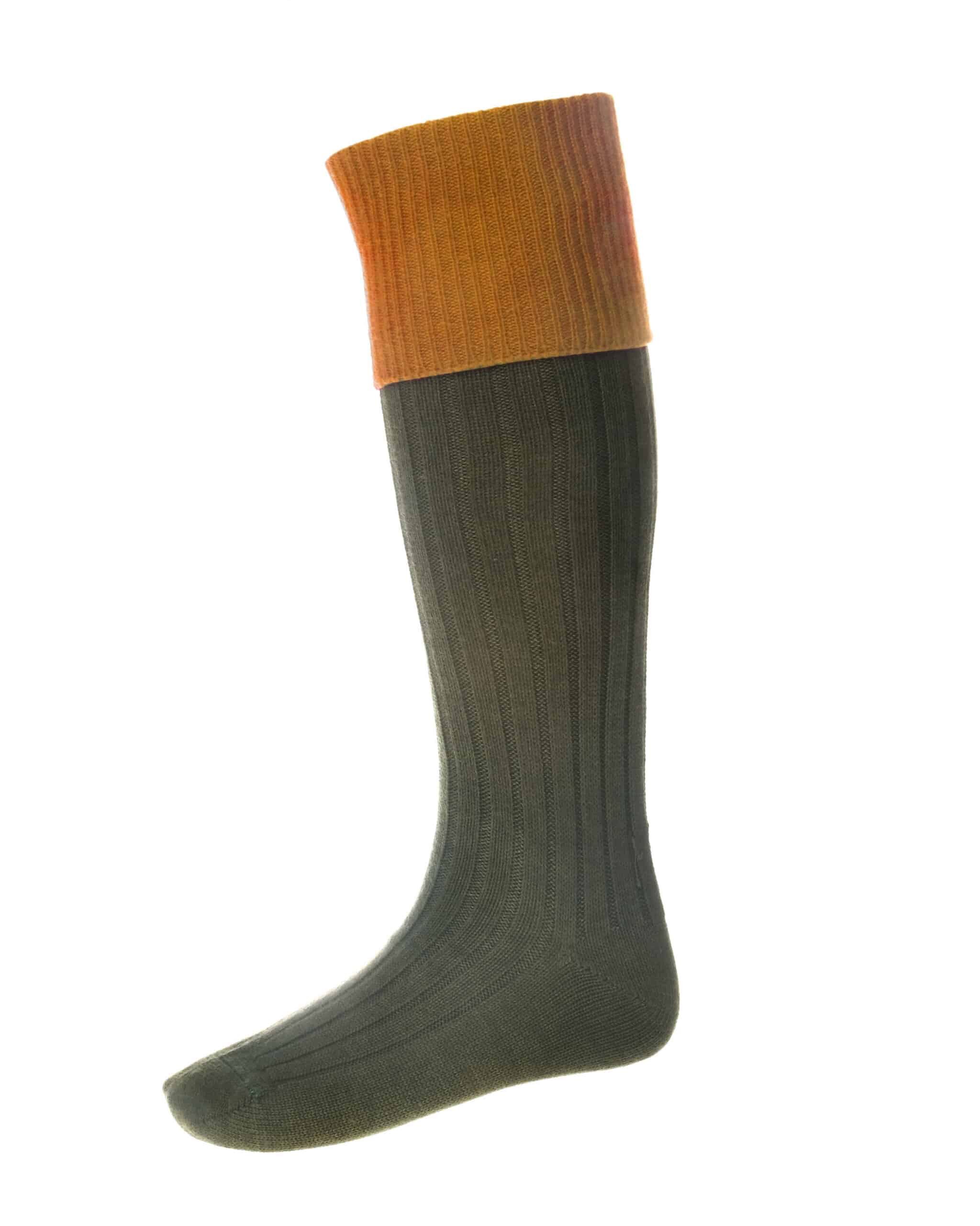 Lomond Shooting Socks Spruce/Ochre