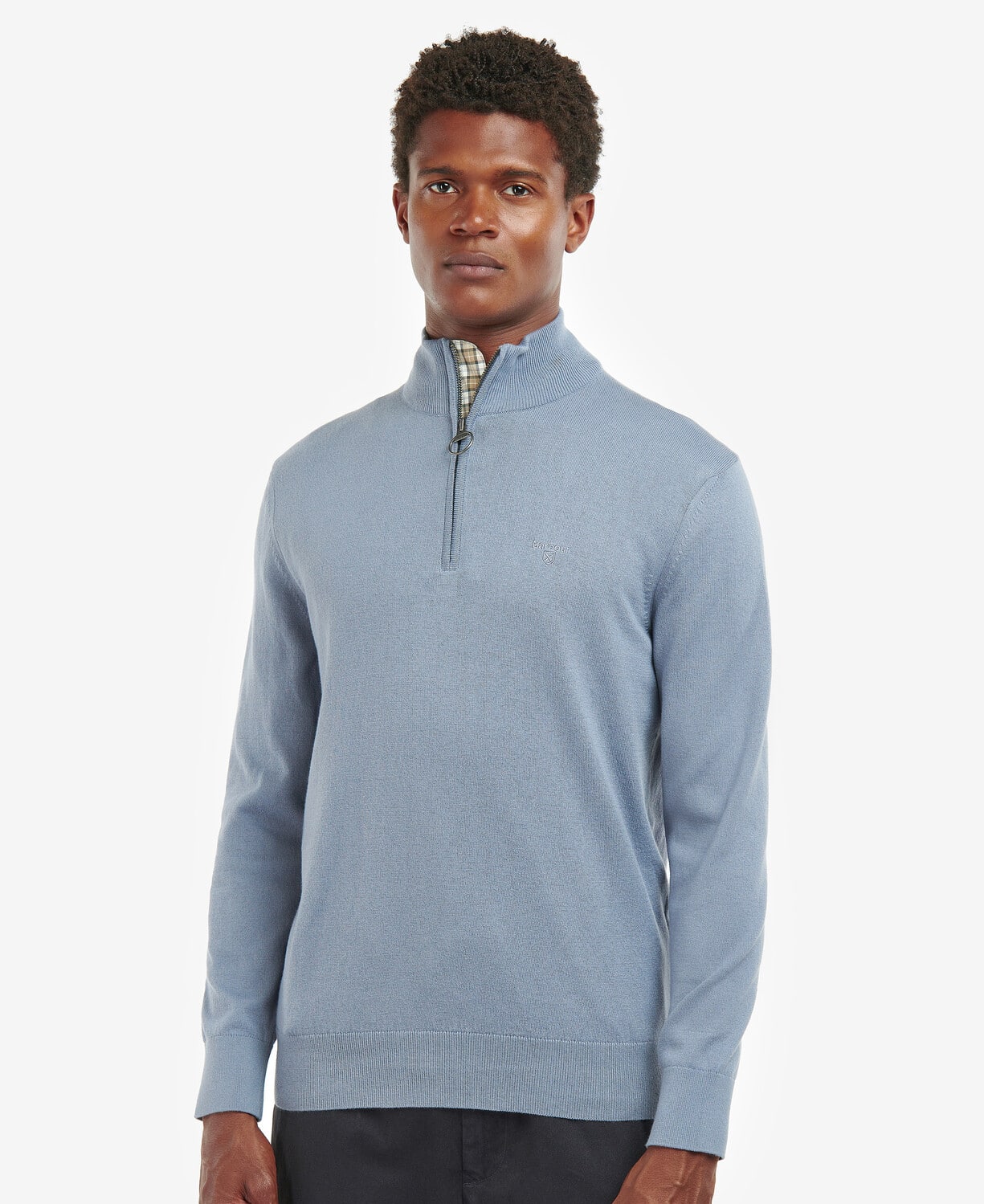 Taines Half Zip - Washed Blue - Out and About