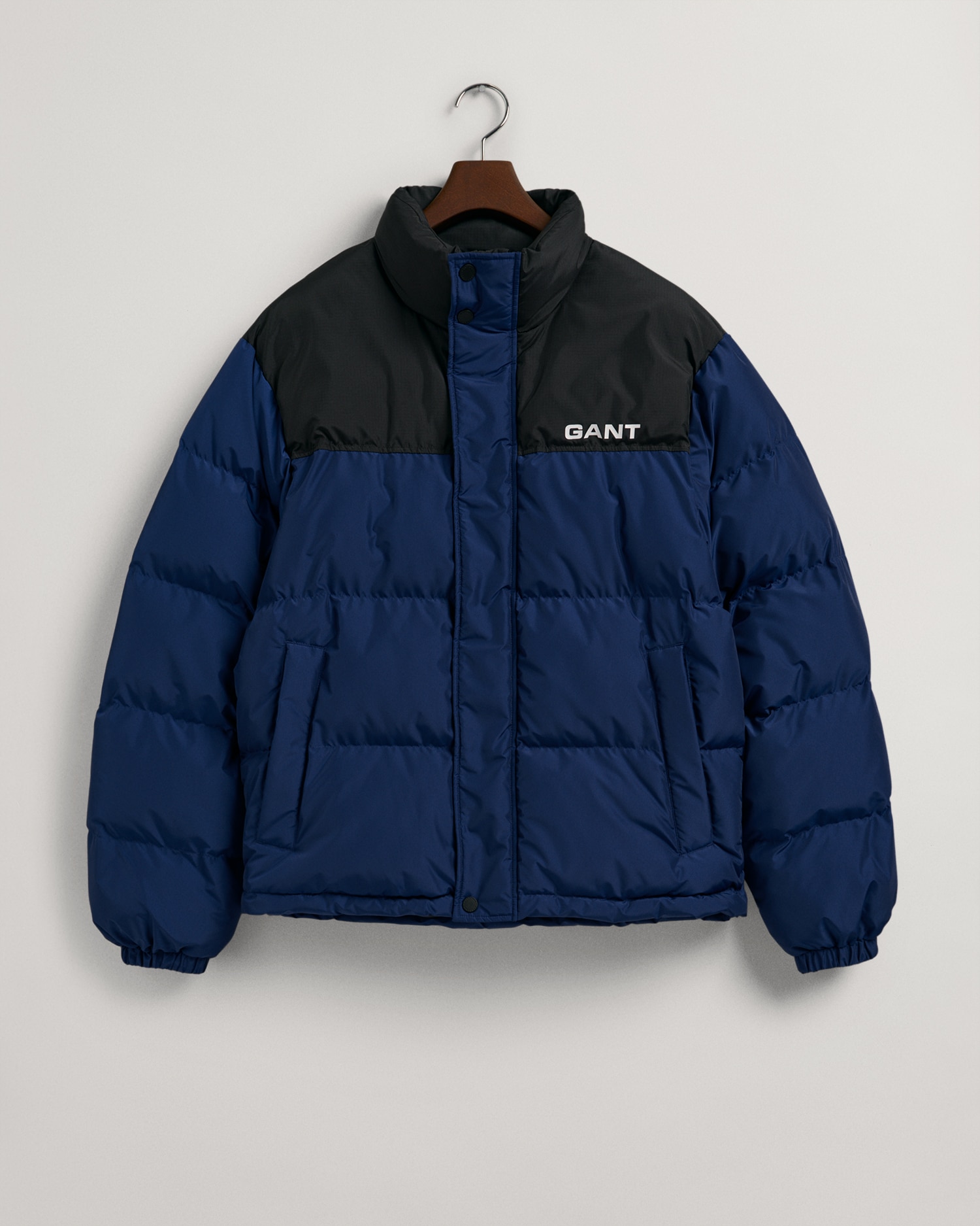 Blocked Padded Jacket - Deep Blue - Out and About