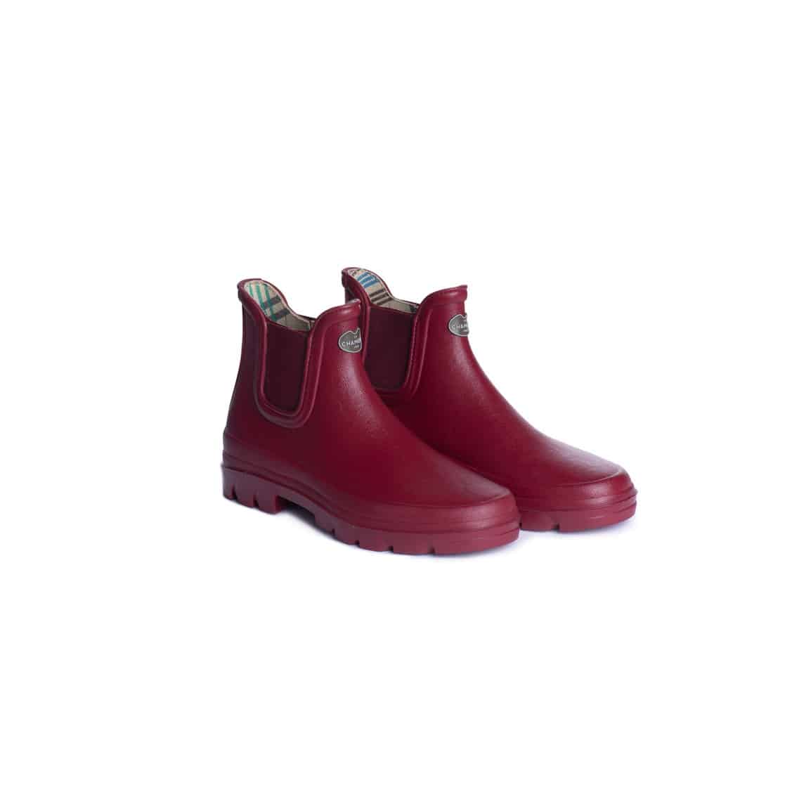 Iris Chelsea Jersey Lined Boot – Rouge