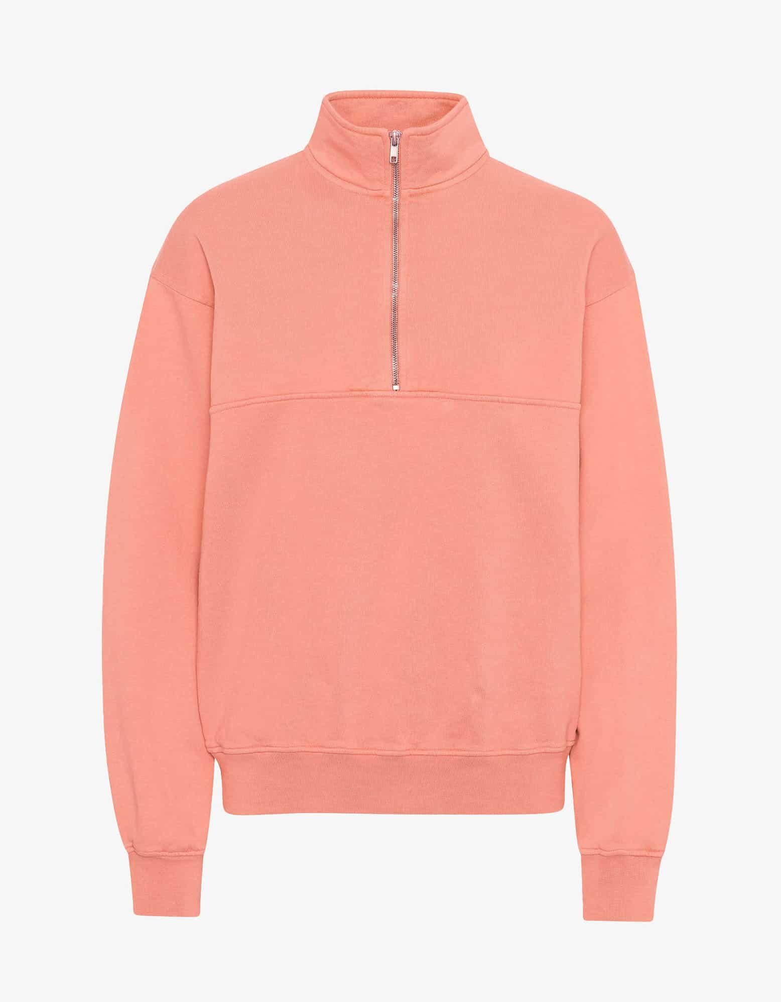 1/2 Zip Jumper – Bright Coral