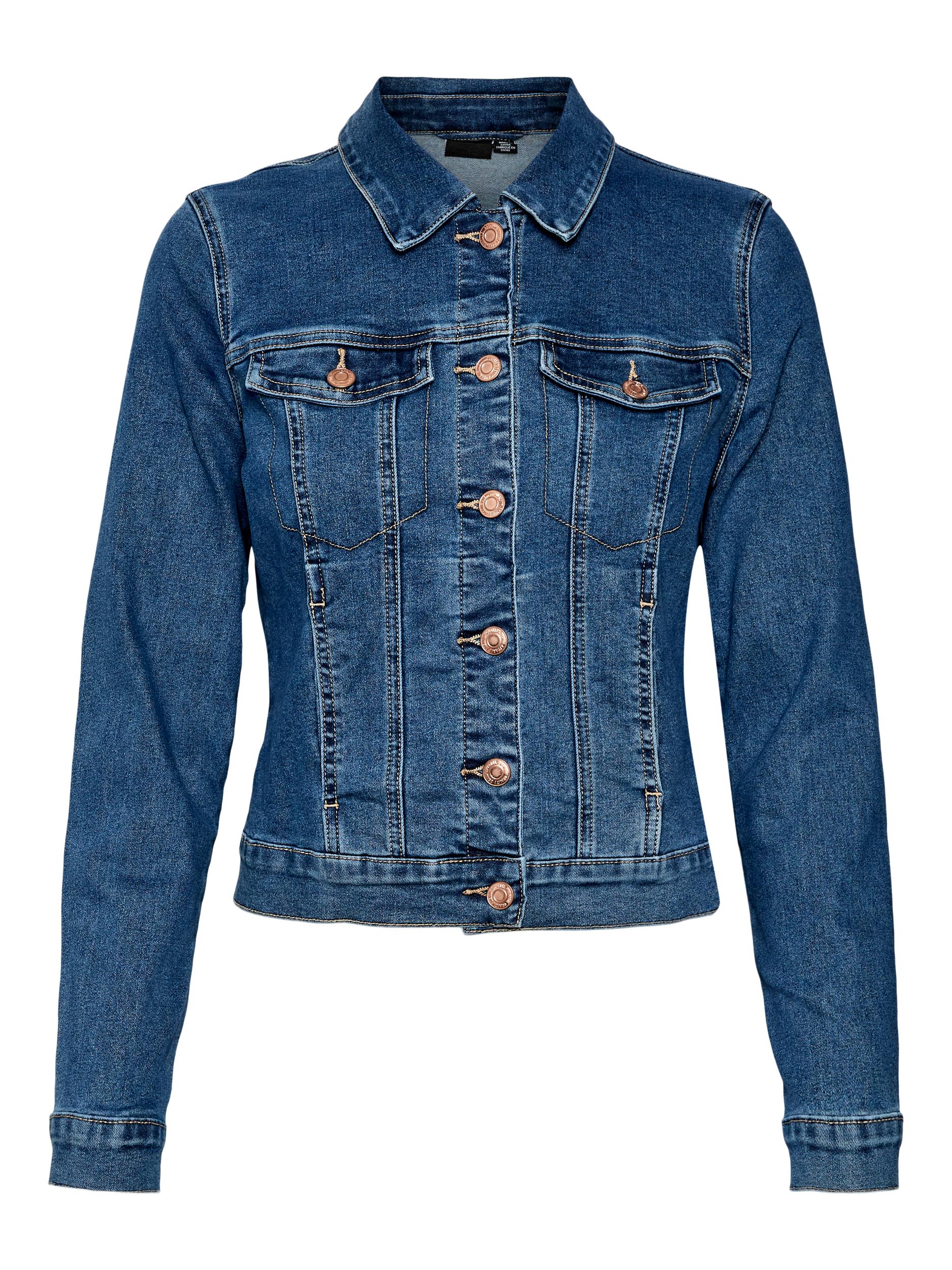 Luna Slim Denim Jacket - Blue - Out and About