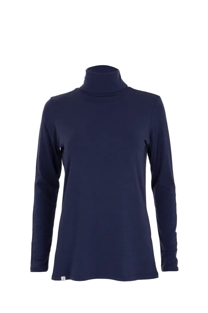 Luxe Roll Neck – Navy