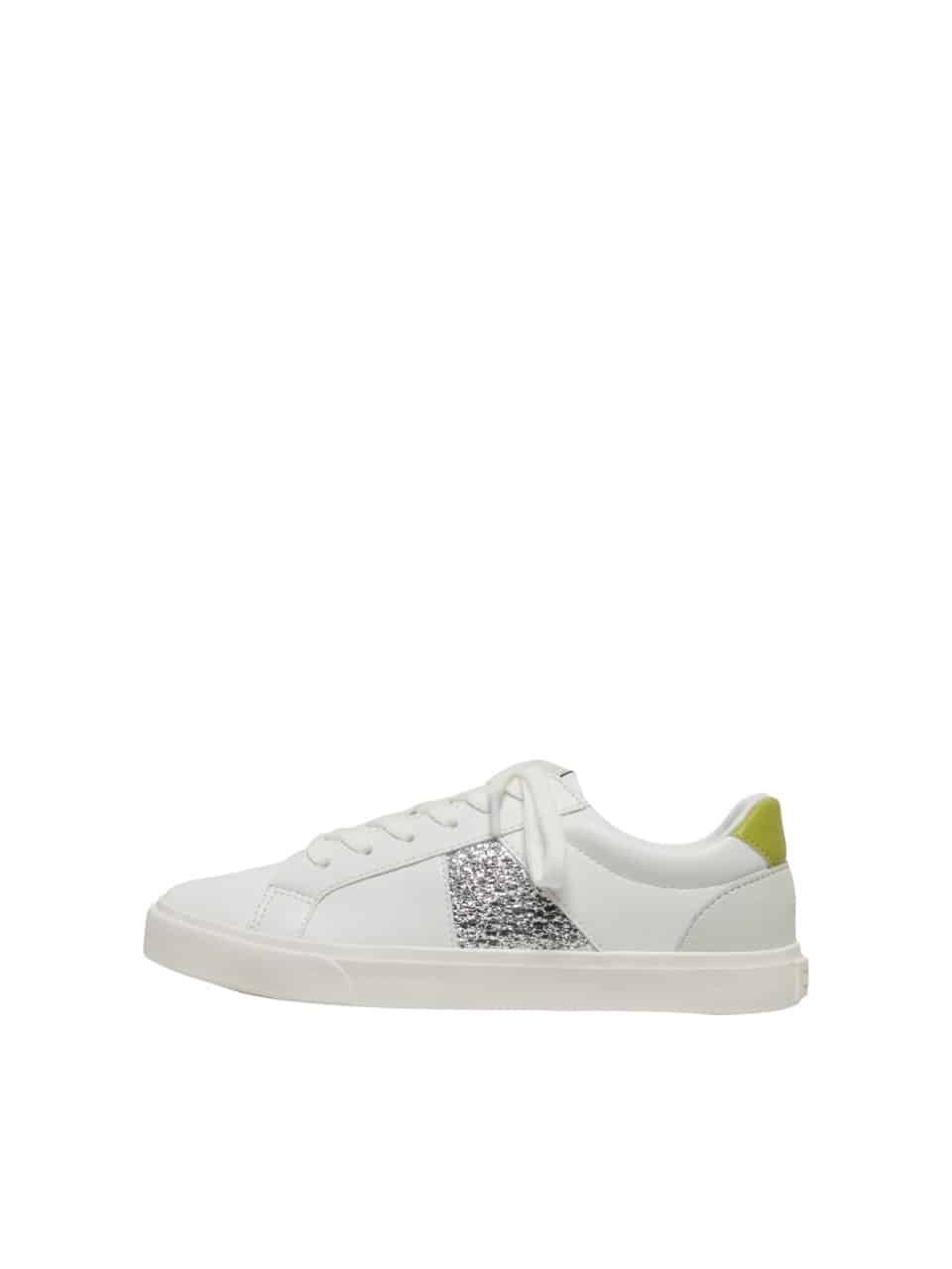 Sunny Trainer – White Glitter