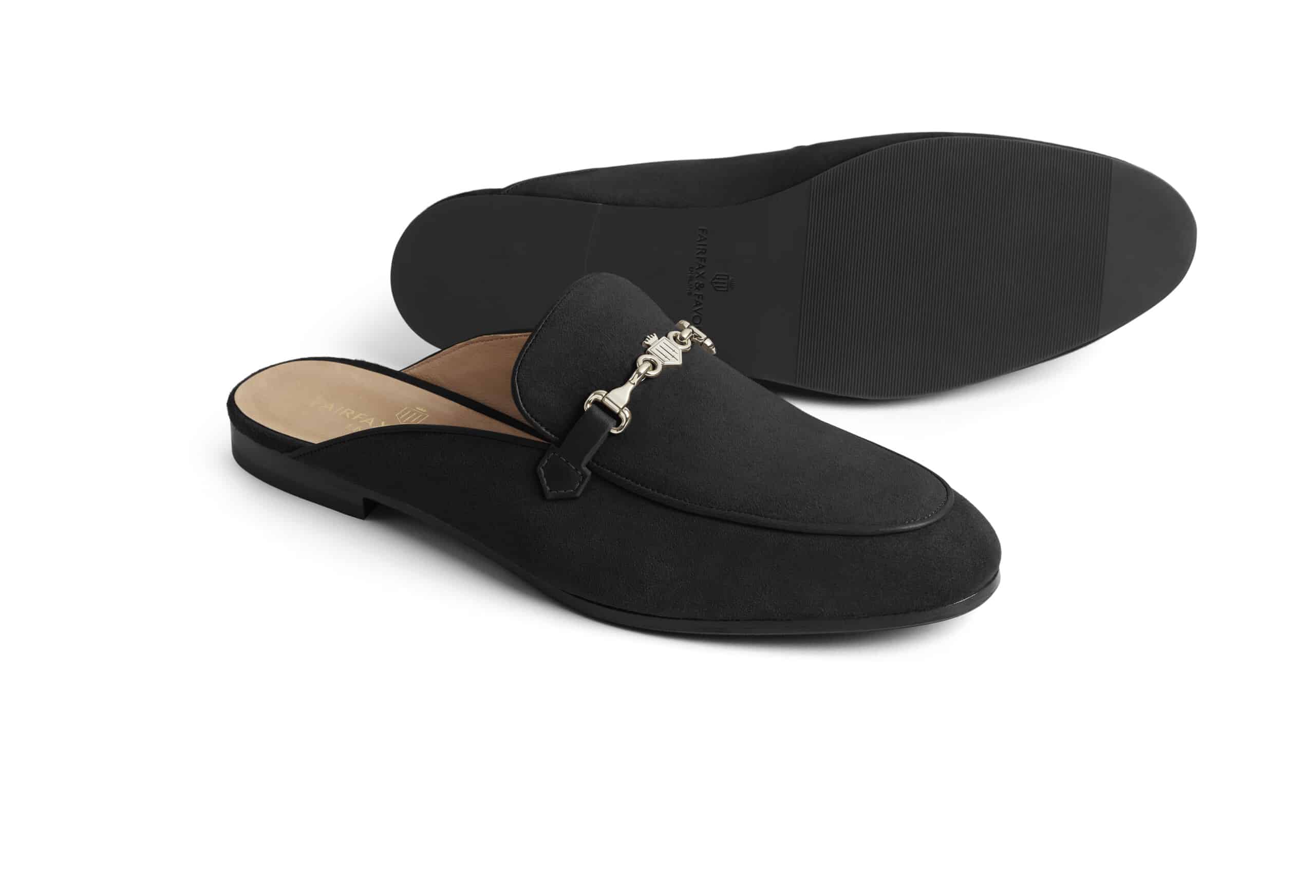 Tuddenham Mule Black Suede