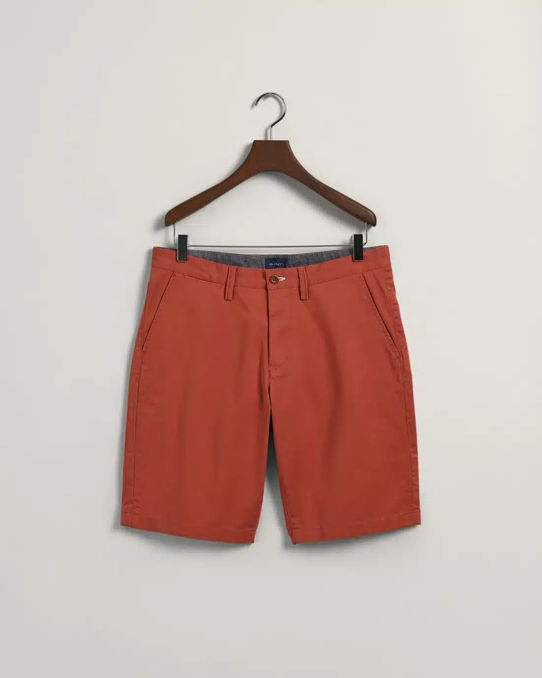 Relaxed Fit Twill Shorts – Light Copper