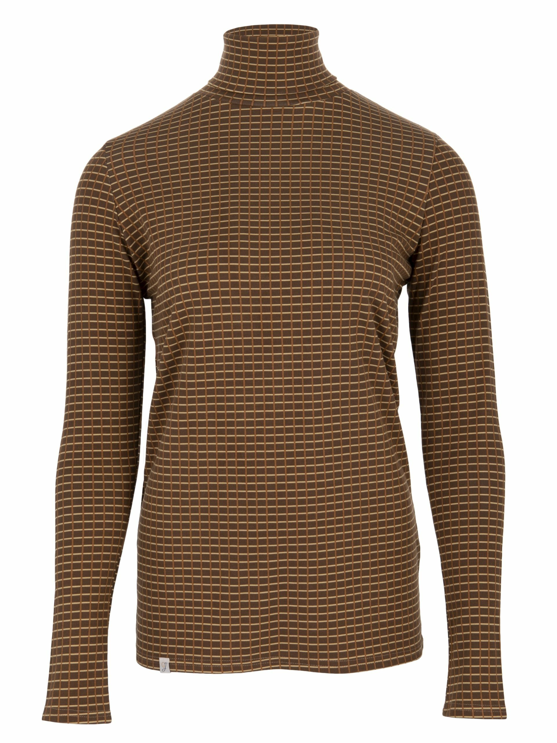Cosy Roll neck – Chocolate Check