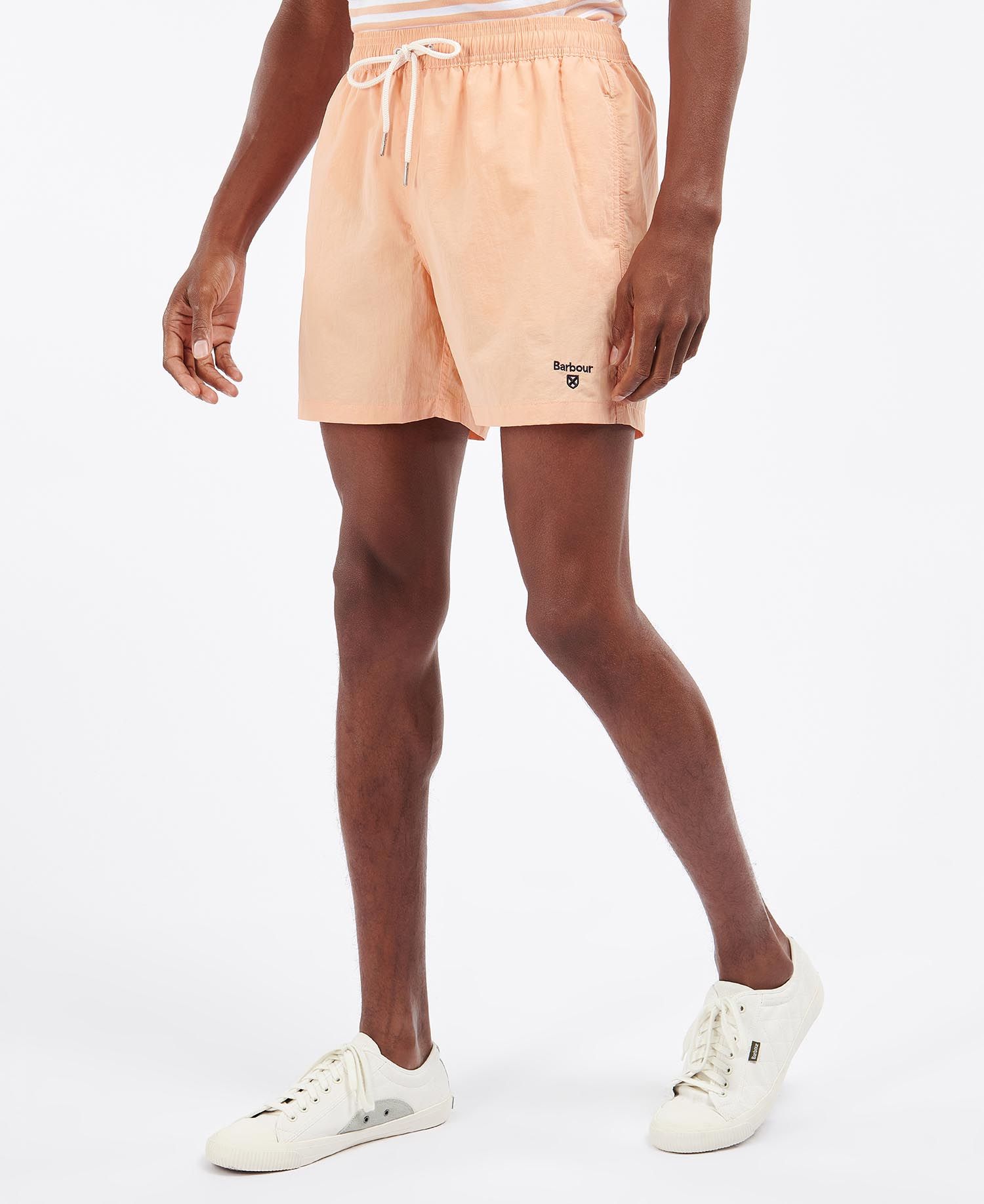 Essential Logo Swim Shorts Coral Sands
