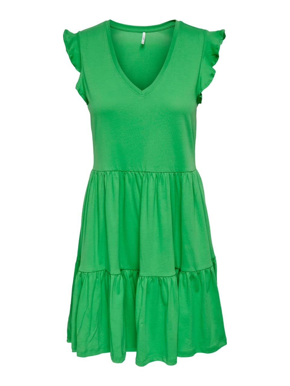 May Frill Dress – Kelly Green