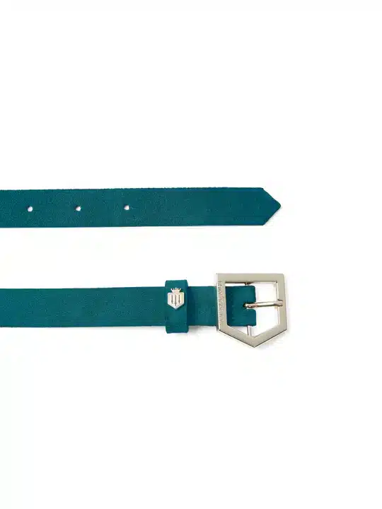 The Sennowe Women’s Belt – Ocean Blue Suede