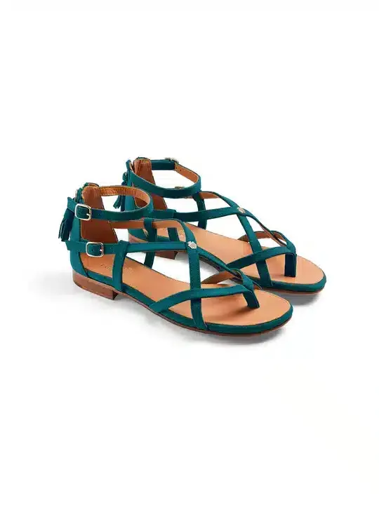 The Brancaster Sandal – Ocean Suede