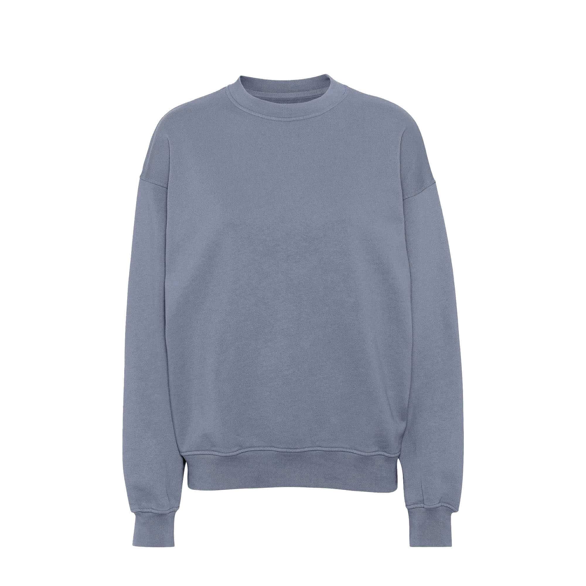 Organic Crewneck- Neptune Blue