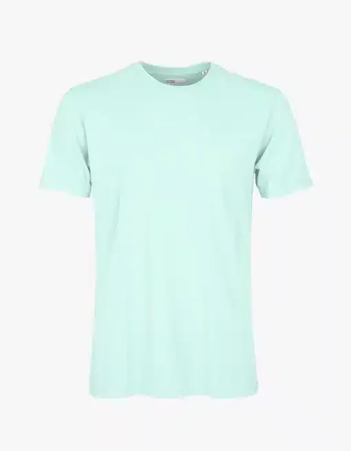 CLASSIC ORGANIC TEE – LIGHT AQUA