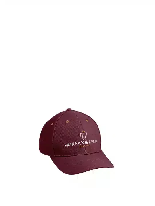 Signature Baseball Cap in Burgundy