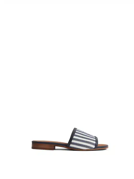 The Heacham Sandal – Navy Stripe