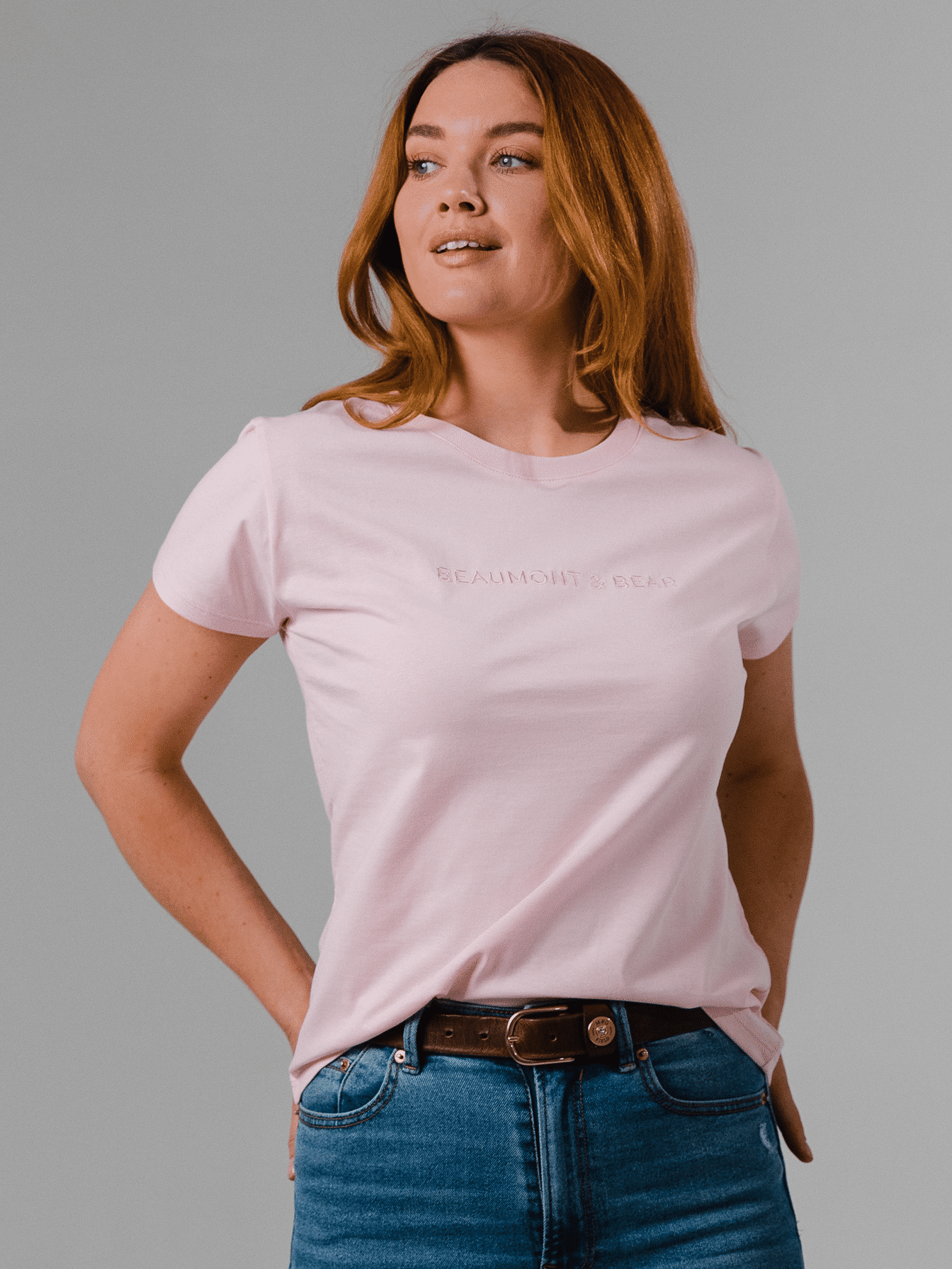 Sunny Cove T-Shirt – Pastel Pink