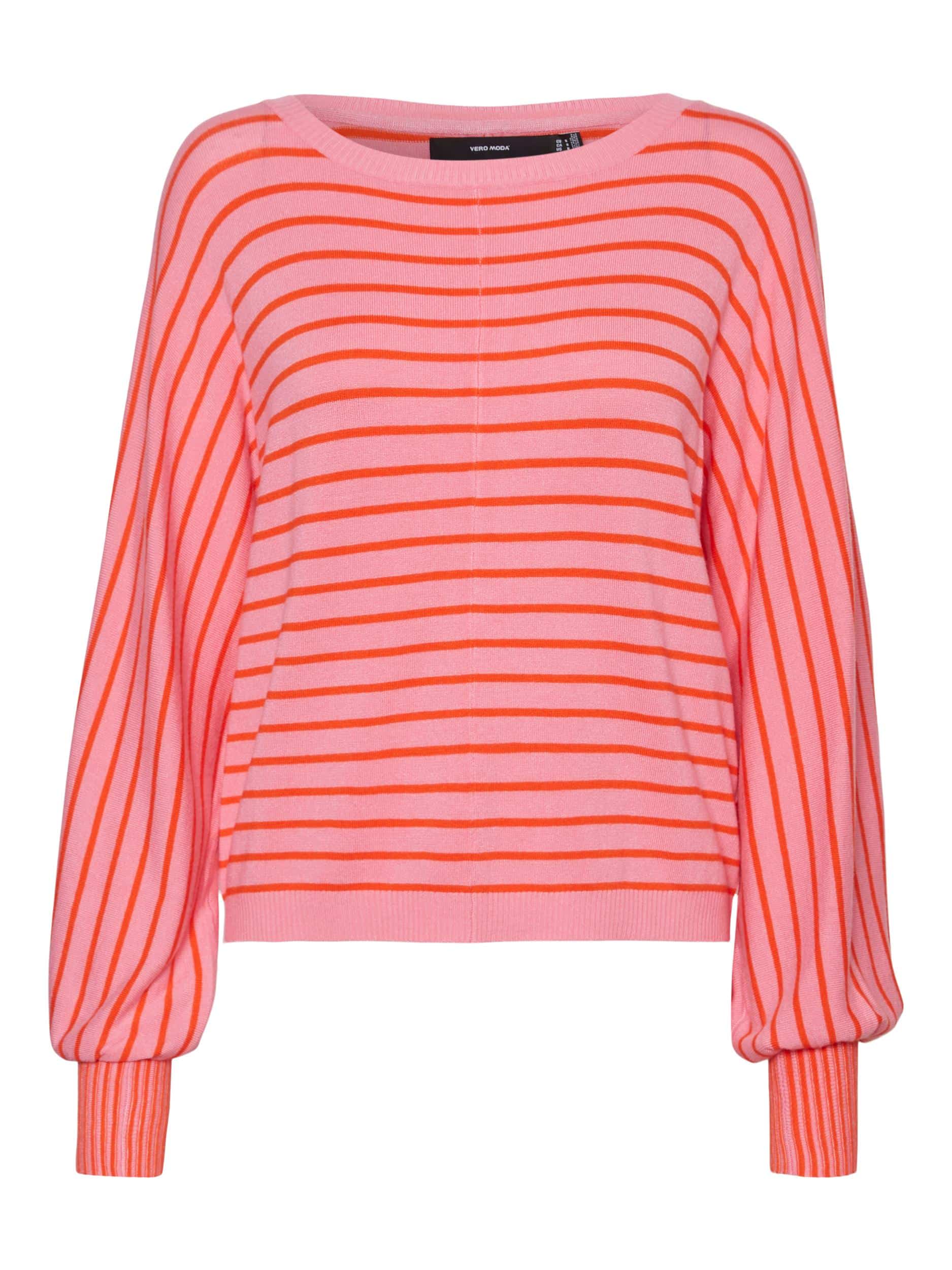 Dahlia- Sachet Pink Orange Stripe
