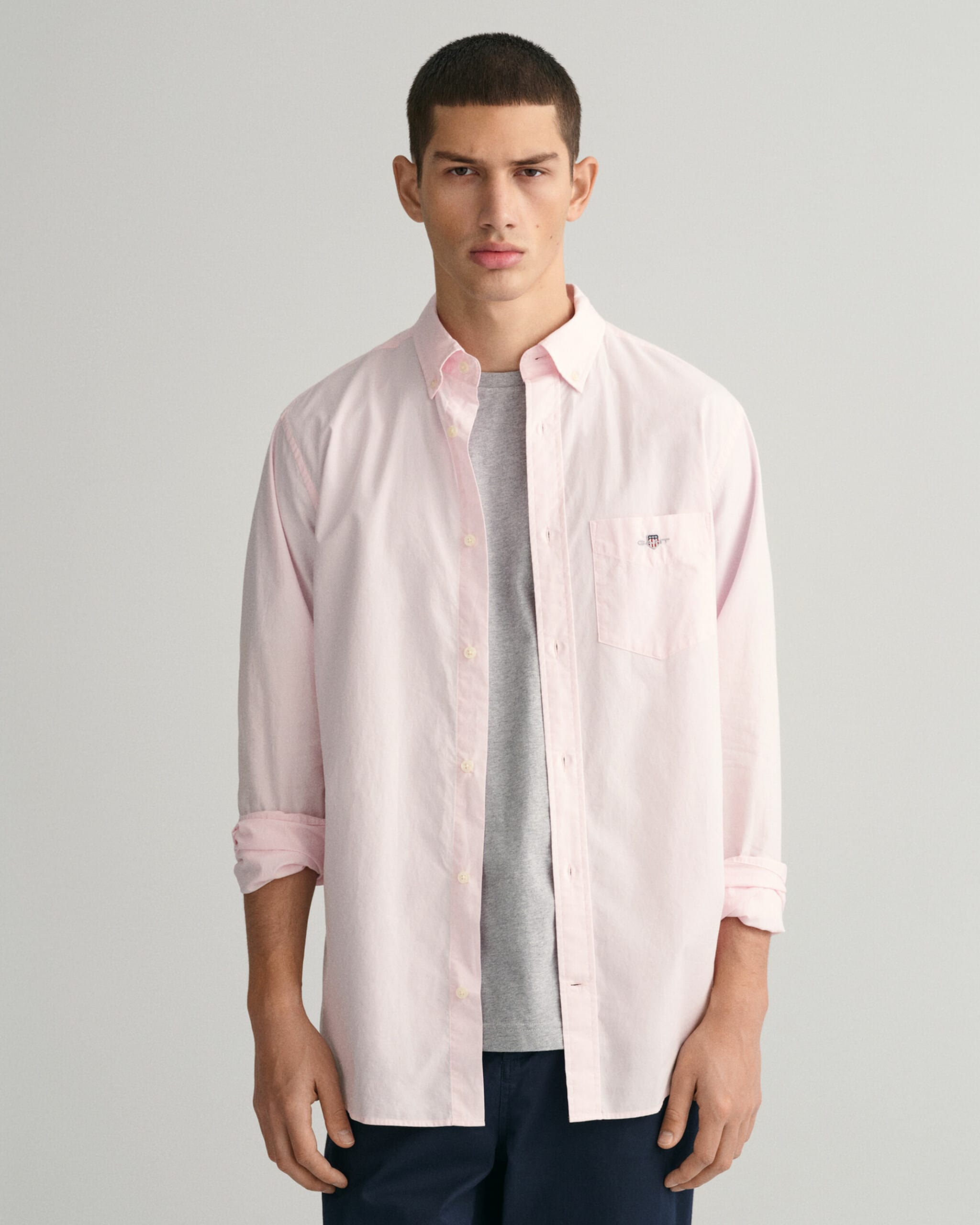 Oxford Shirt- Light Pink
