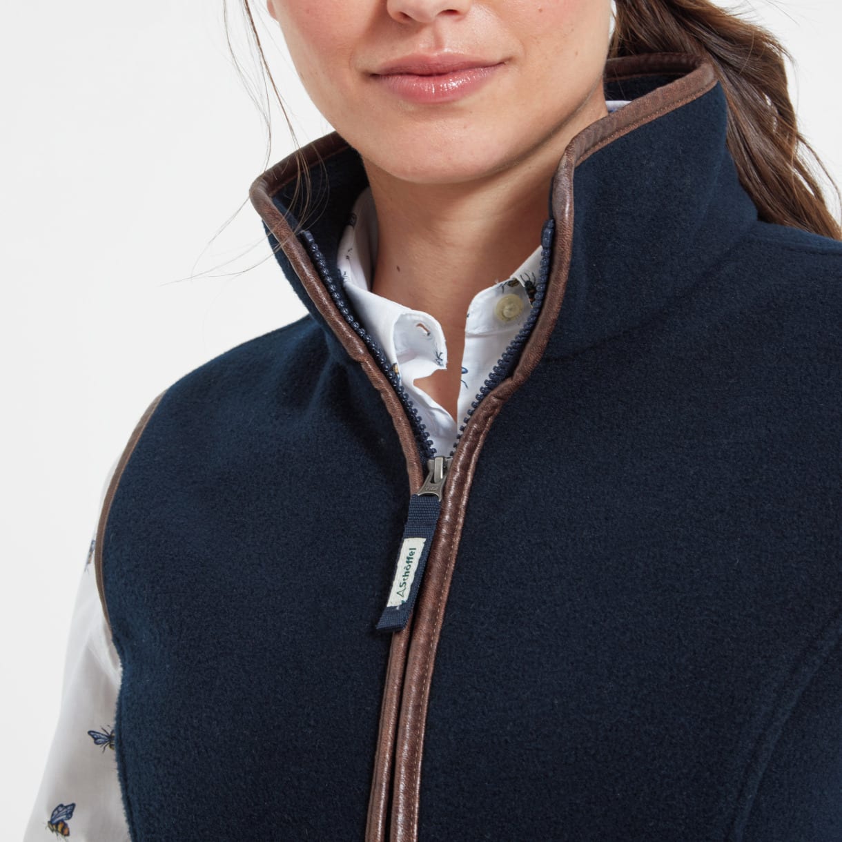 Lyndon Fleece Gilet – Navy