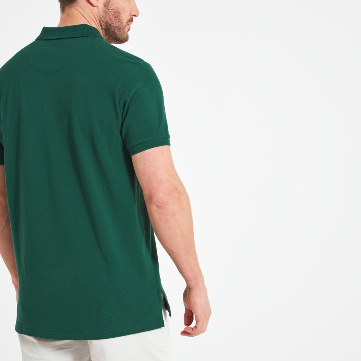 ST IVES TAILORED POLO SHIRT – PINE GREEN