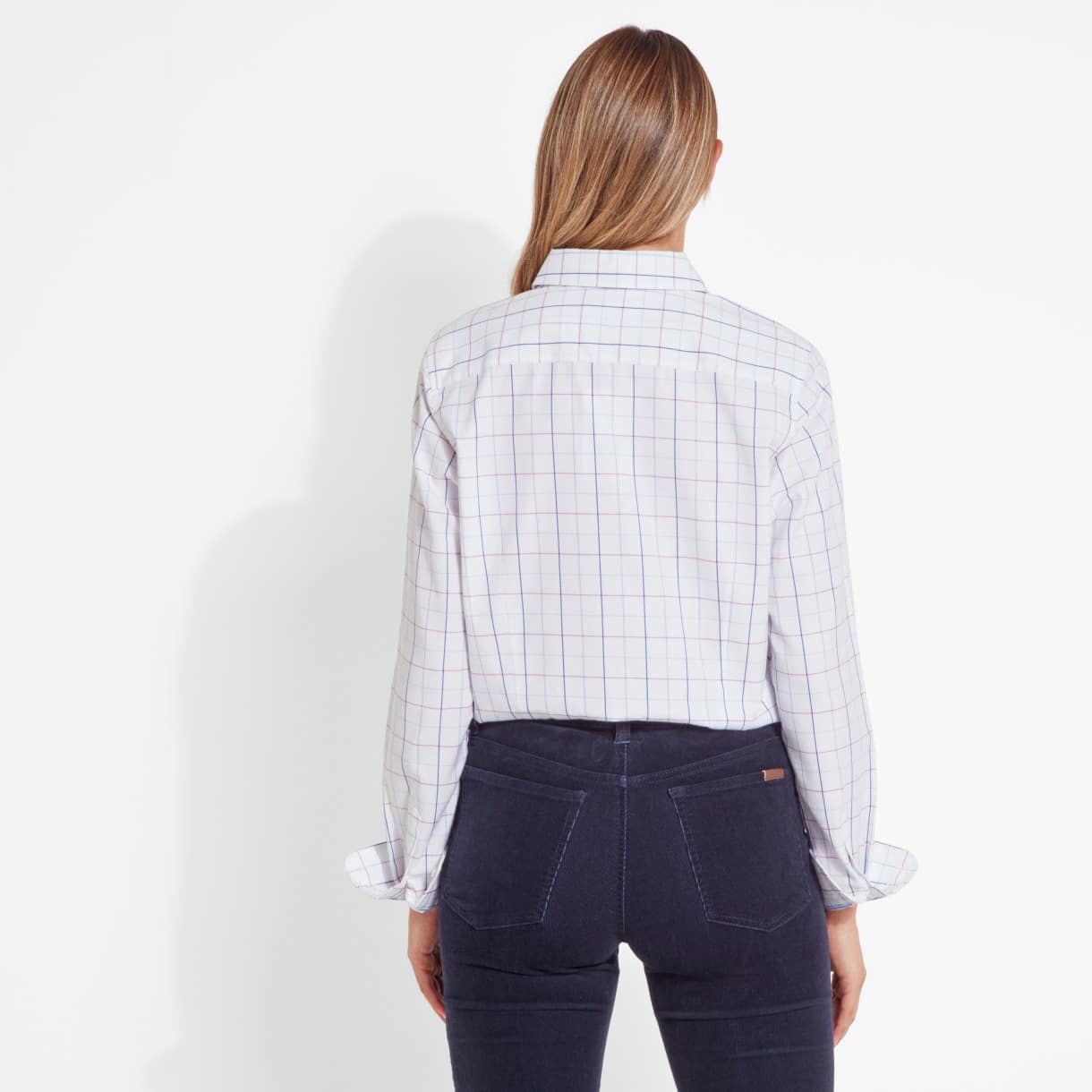 BLAKENEY SHIRT – BLUE/PINK CHECK