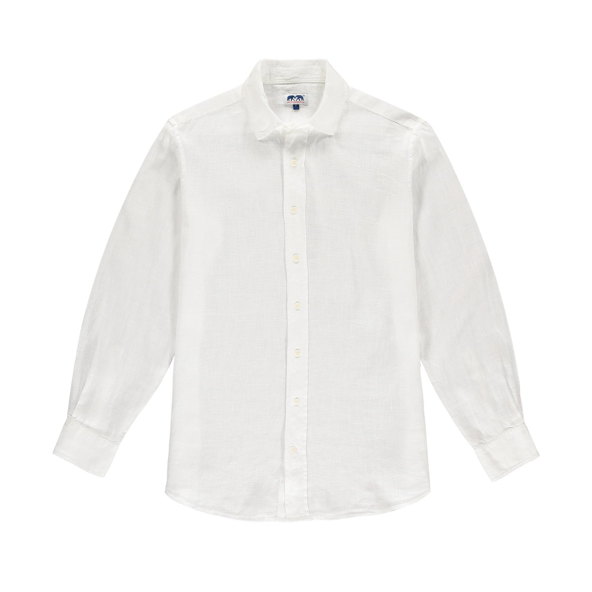 Abaco Linen Shirt – White