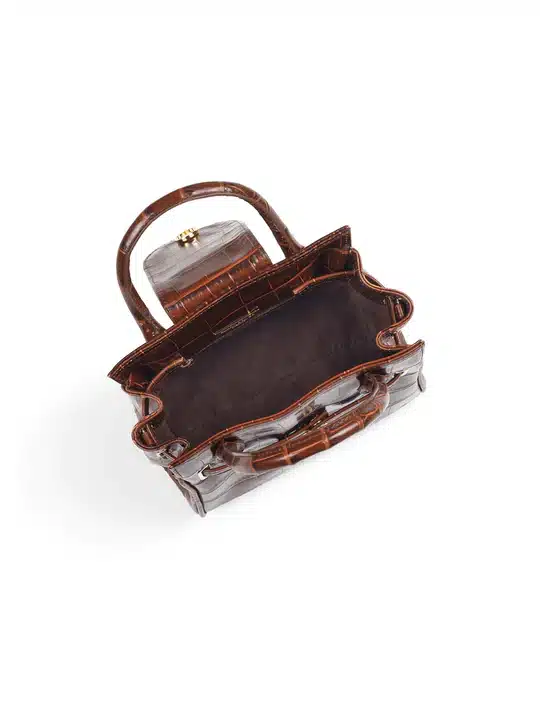 The Windsor Mini Handbag – Conker Leather