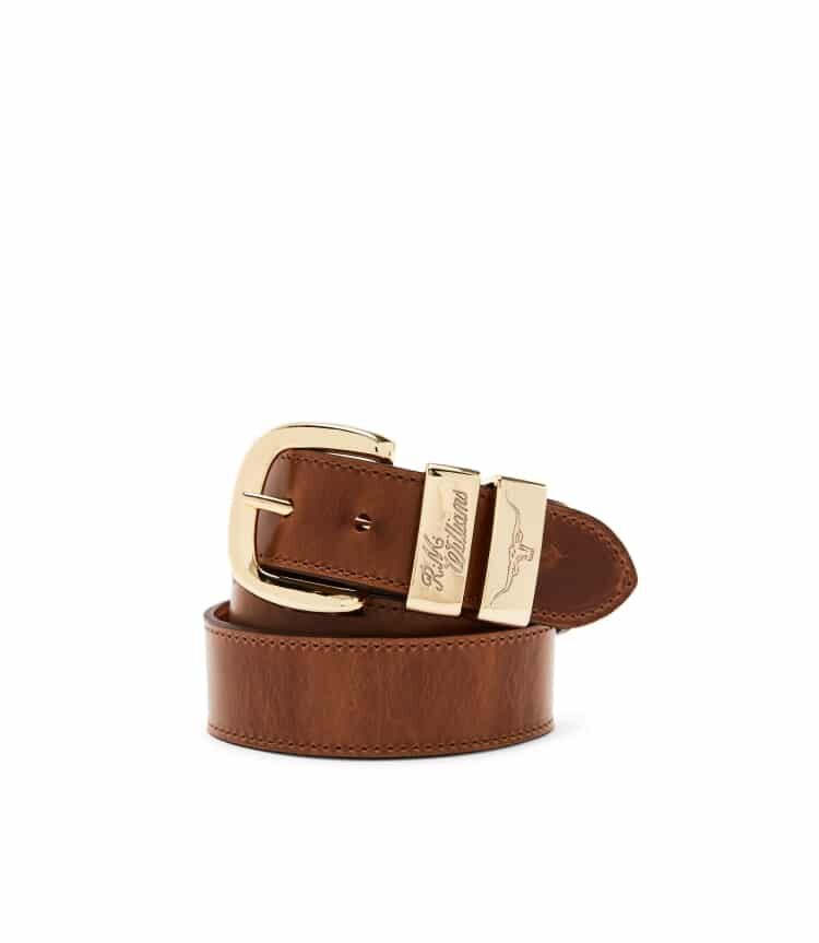 Drover belt in caramel