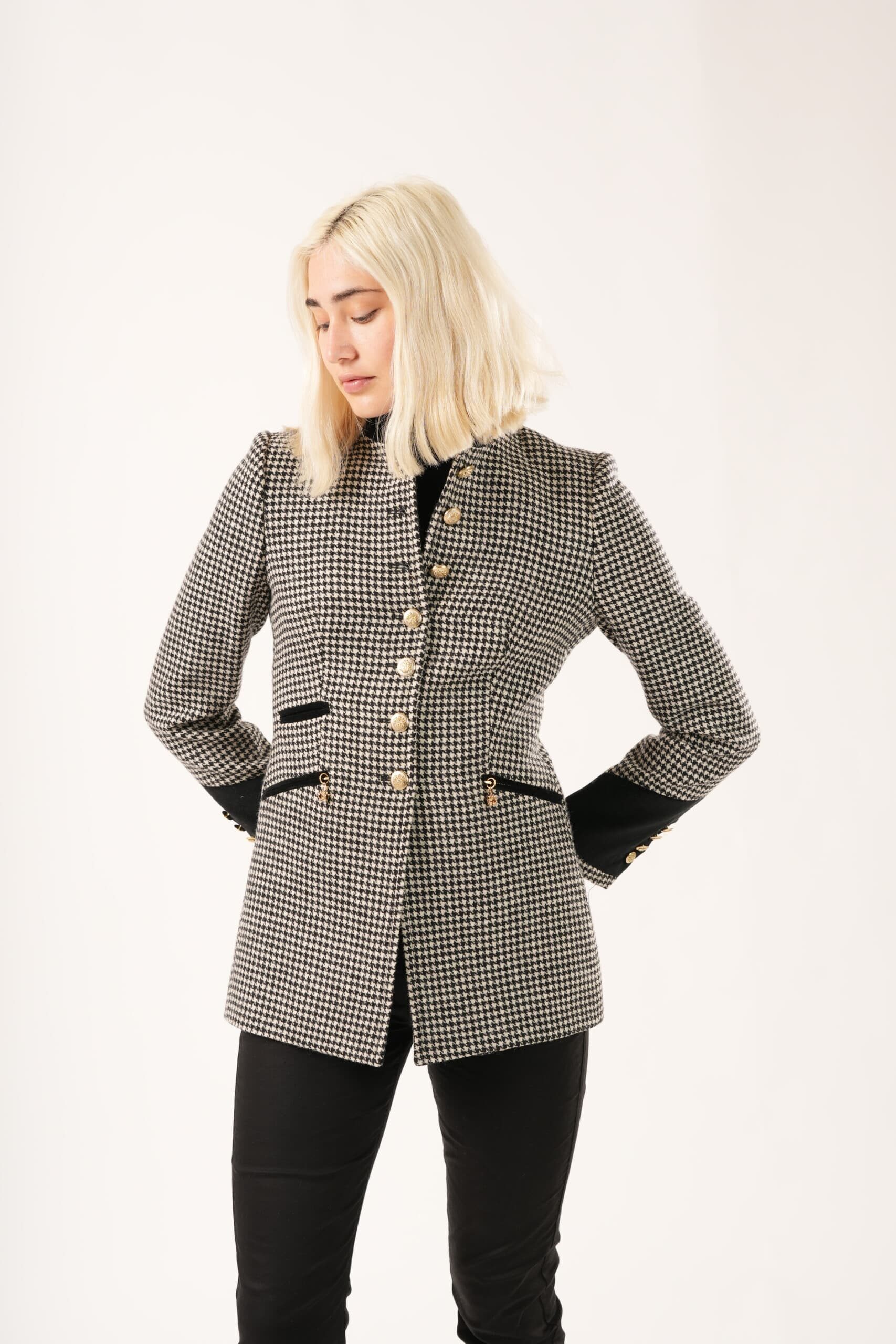 Knightsbridge Coat – Houndstooth