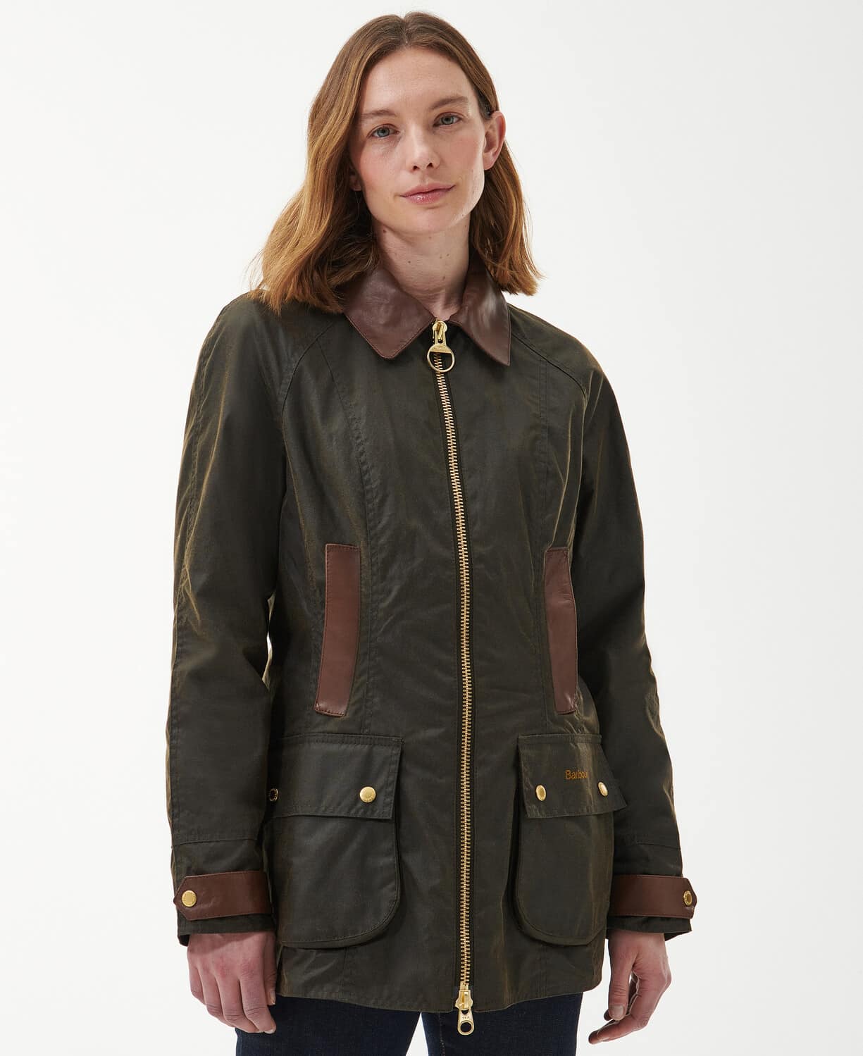 Premium Beadnell Wax Jacket – Olive