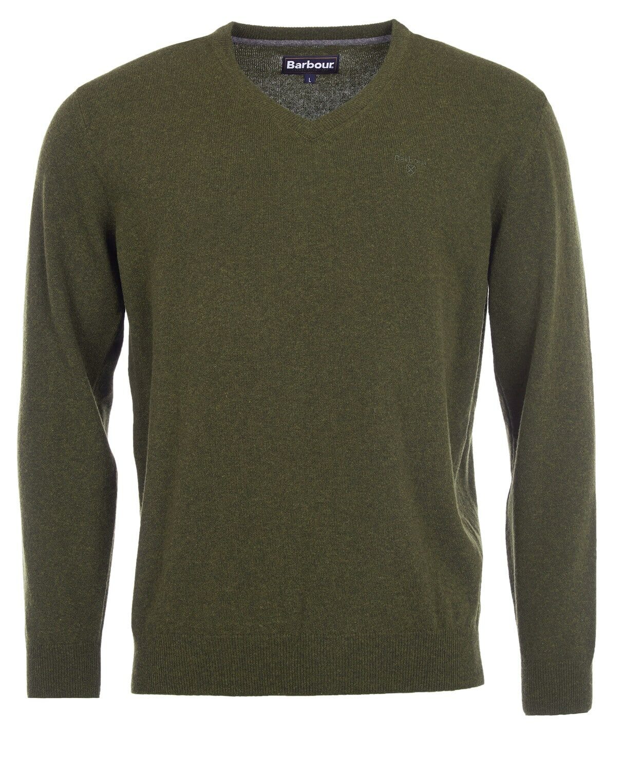 Essential Lambswool V Neck – Seaweed