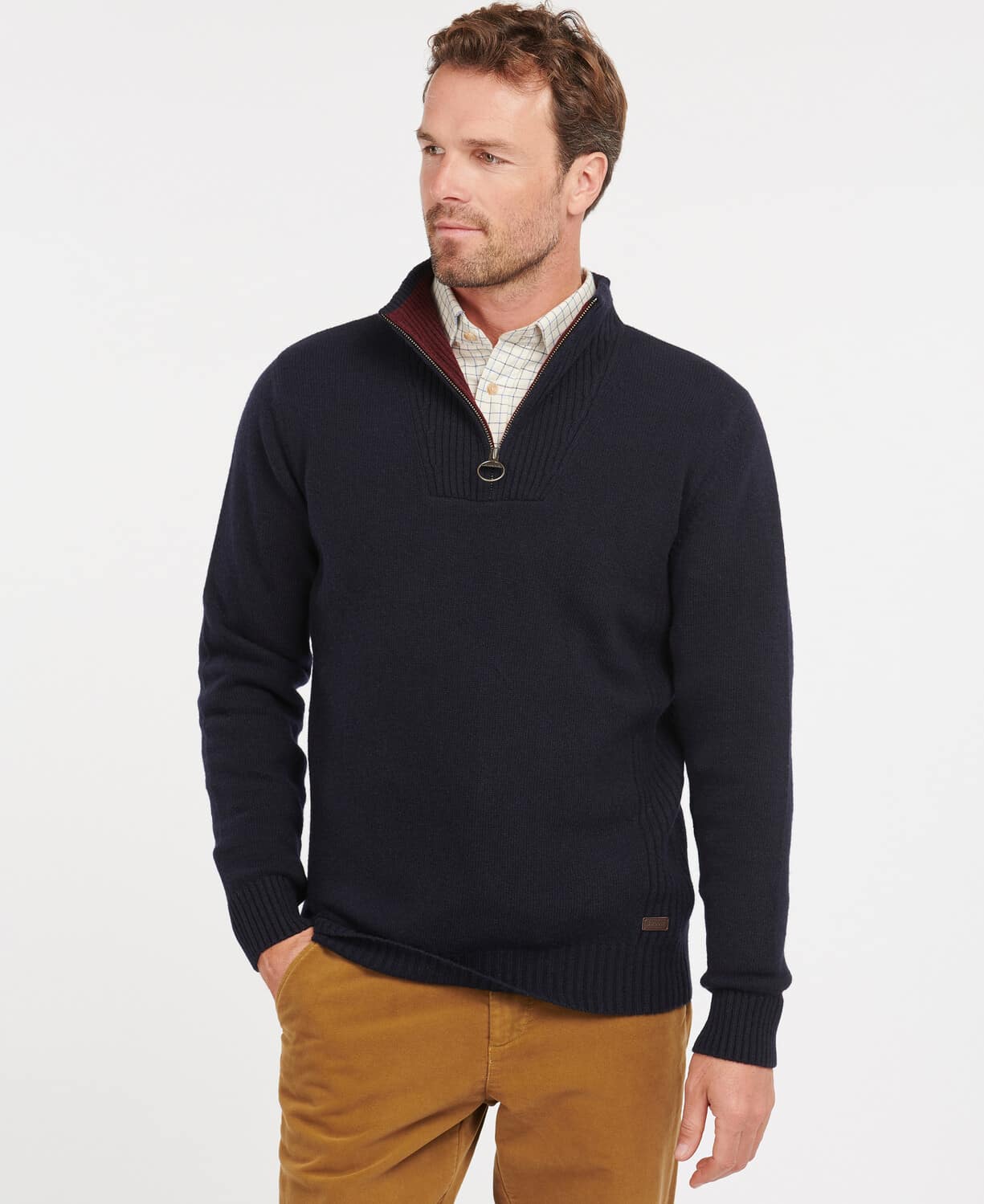 Nelson 1/2 Zip – Navy