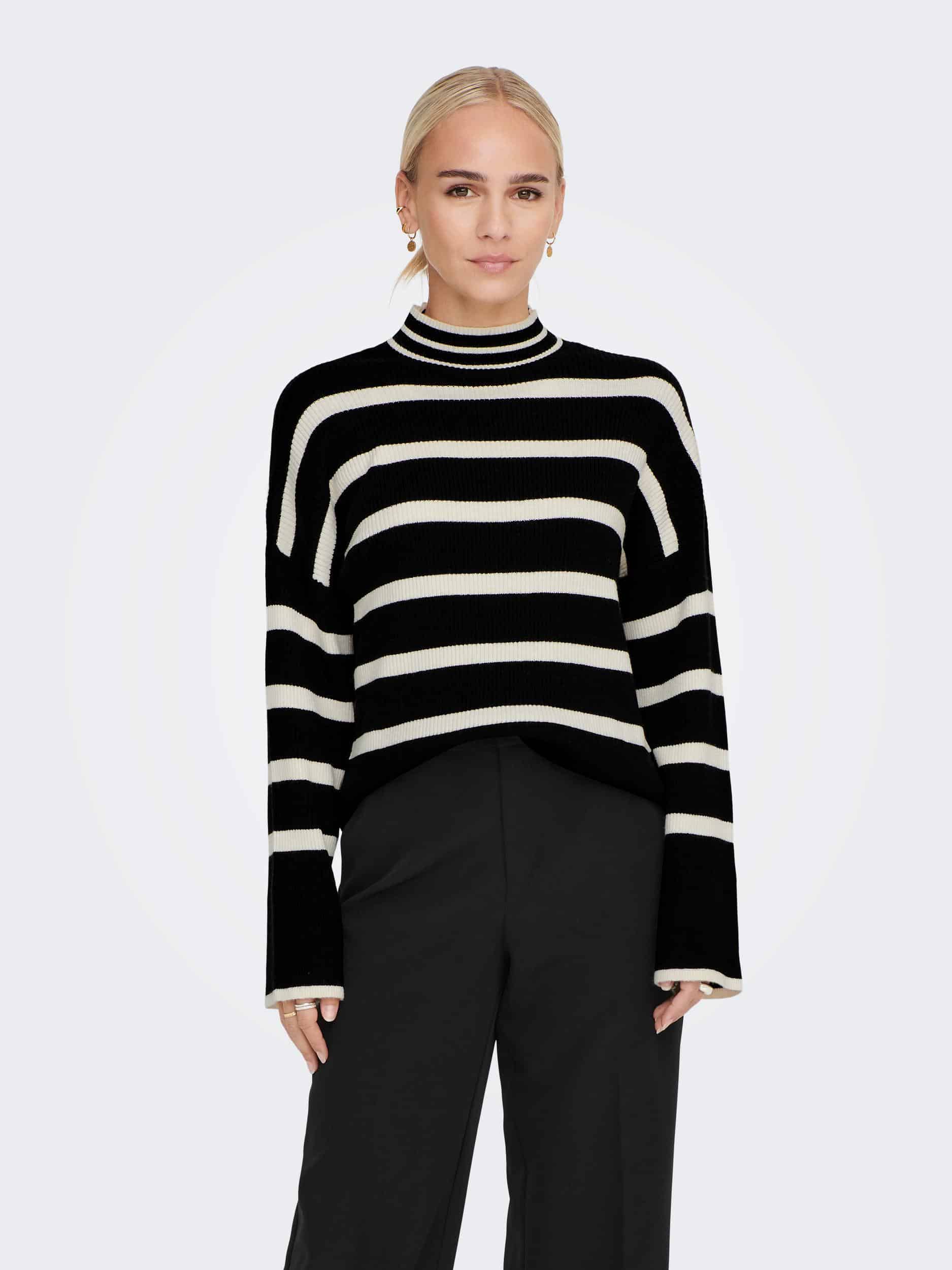 Libi Jumper – White Stripe