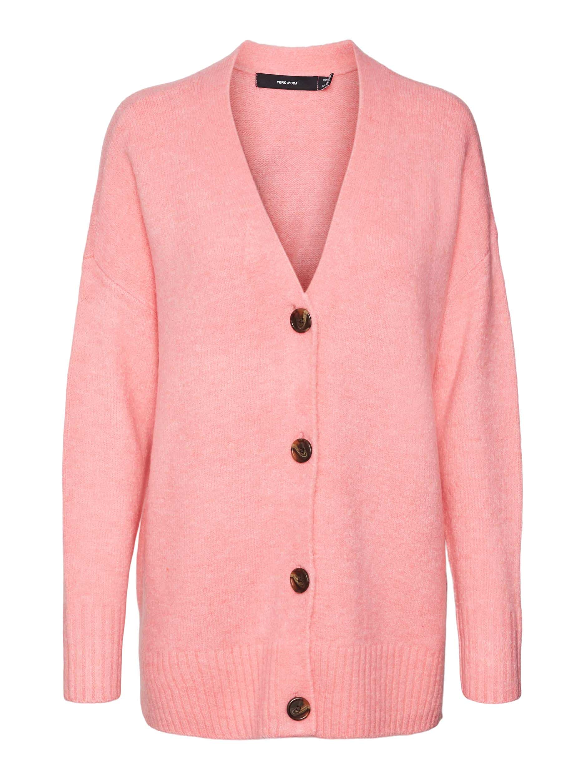 Lefile Oversized Cardigan – Pink