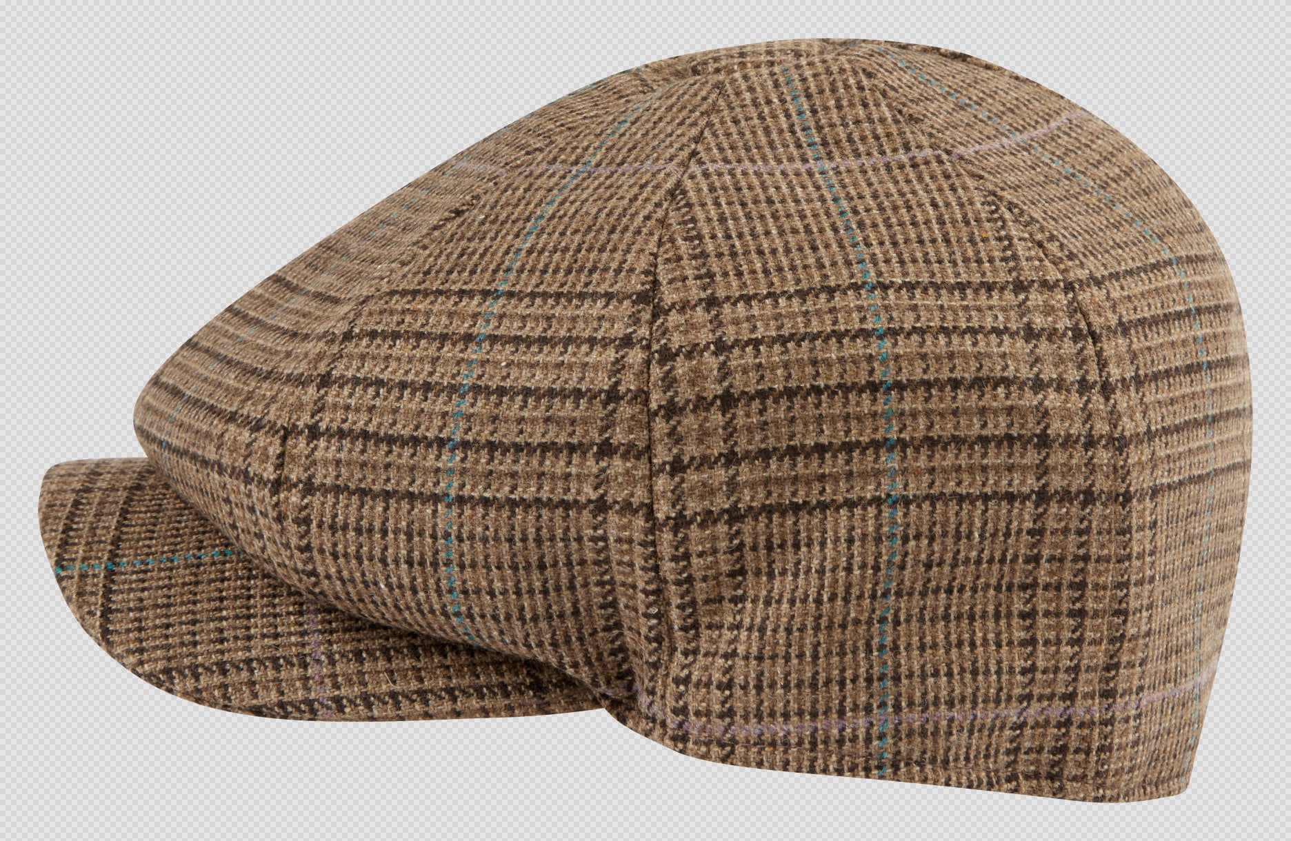 LADIES NEWSBOY CAP – Teviot Tweed