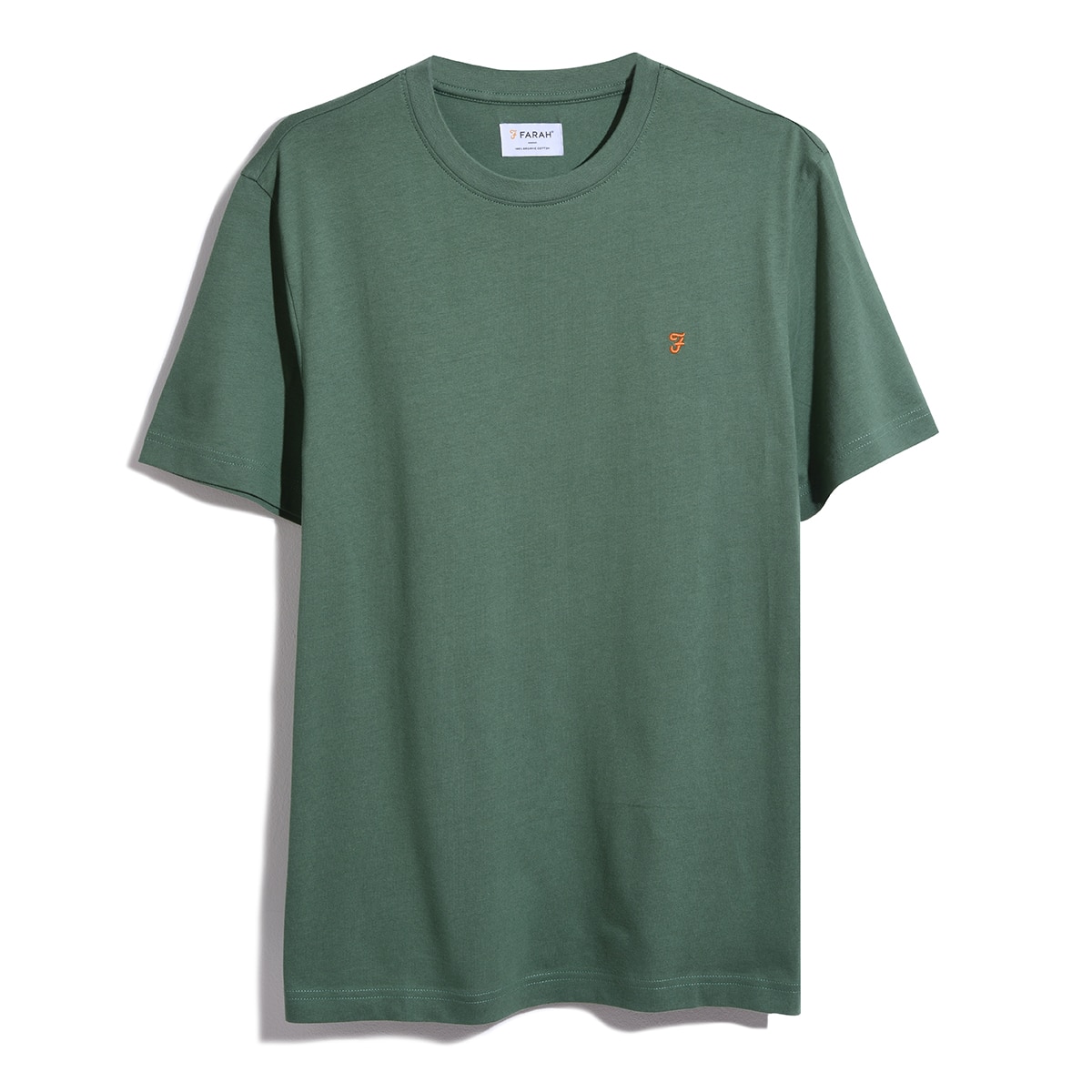 Danny Regular Fit Organic Cotton T-Shirt – Wreath Green