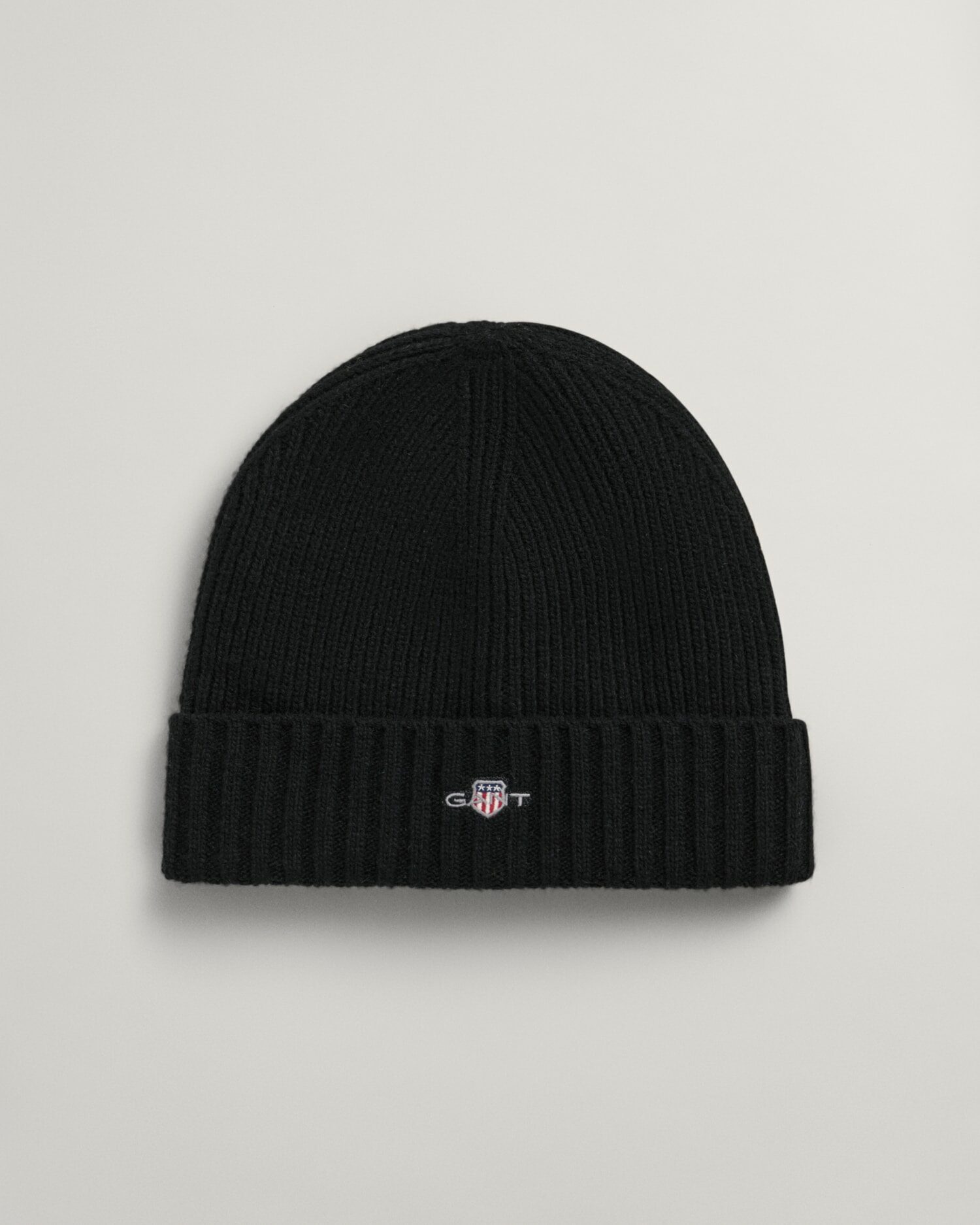 Gant Shield Wool Beanie in black