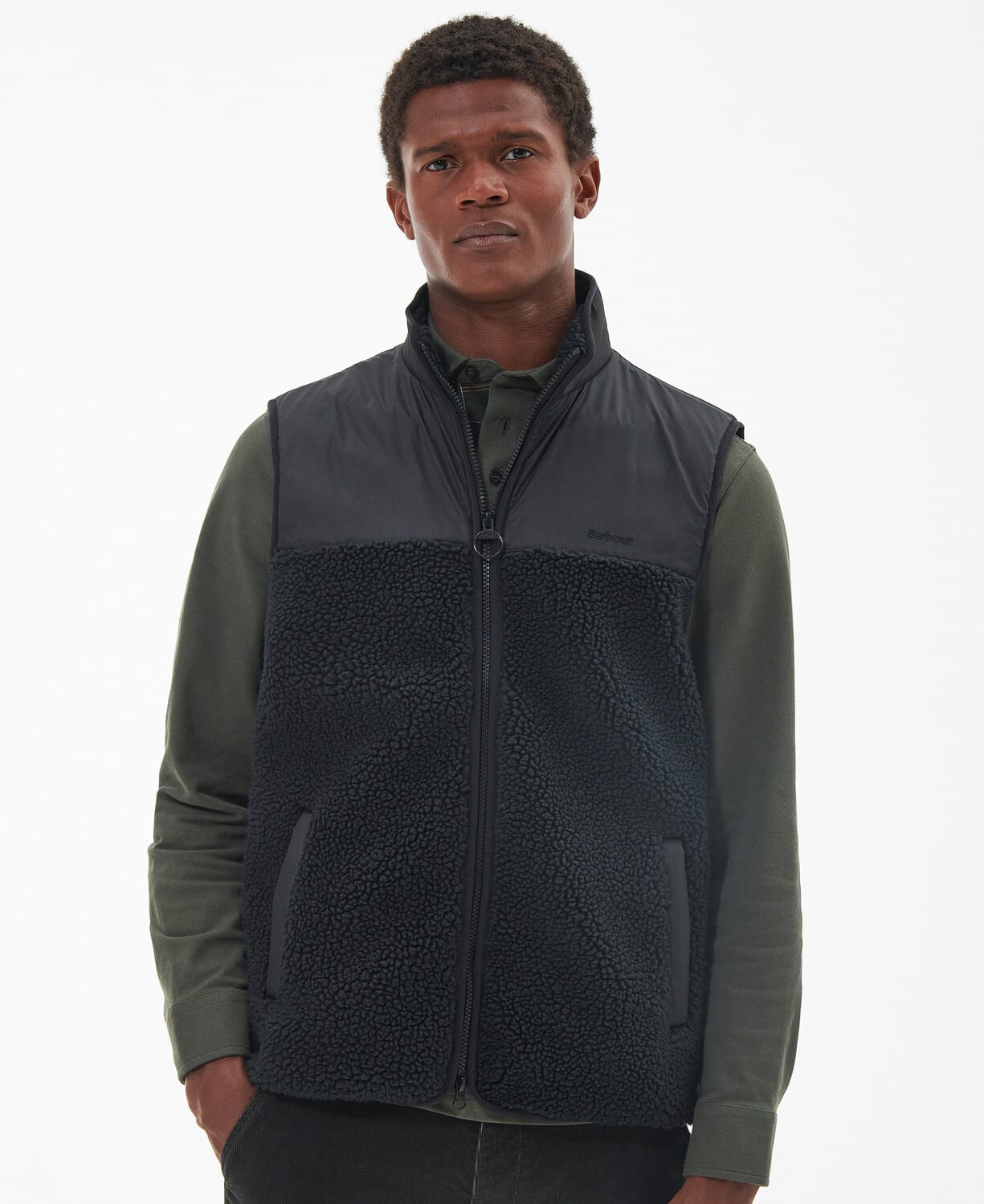 Newlan Fleece Gilet – Black