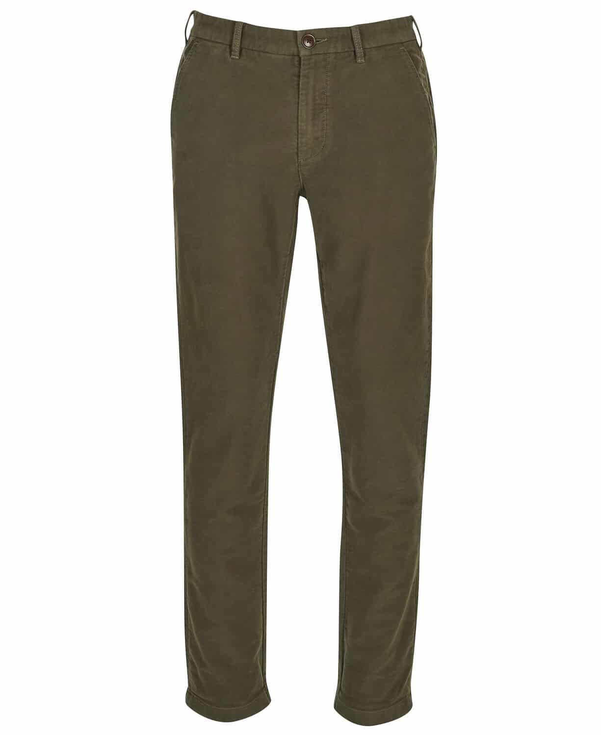 Neuston Moleskin Trousers – Dark Olive