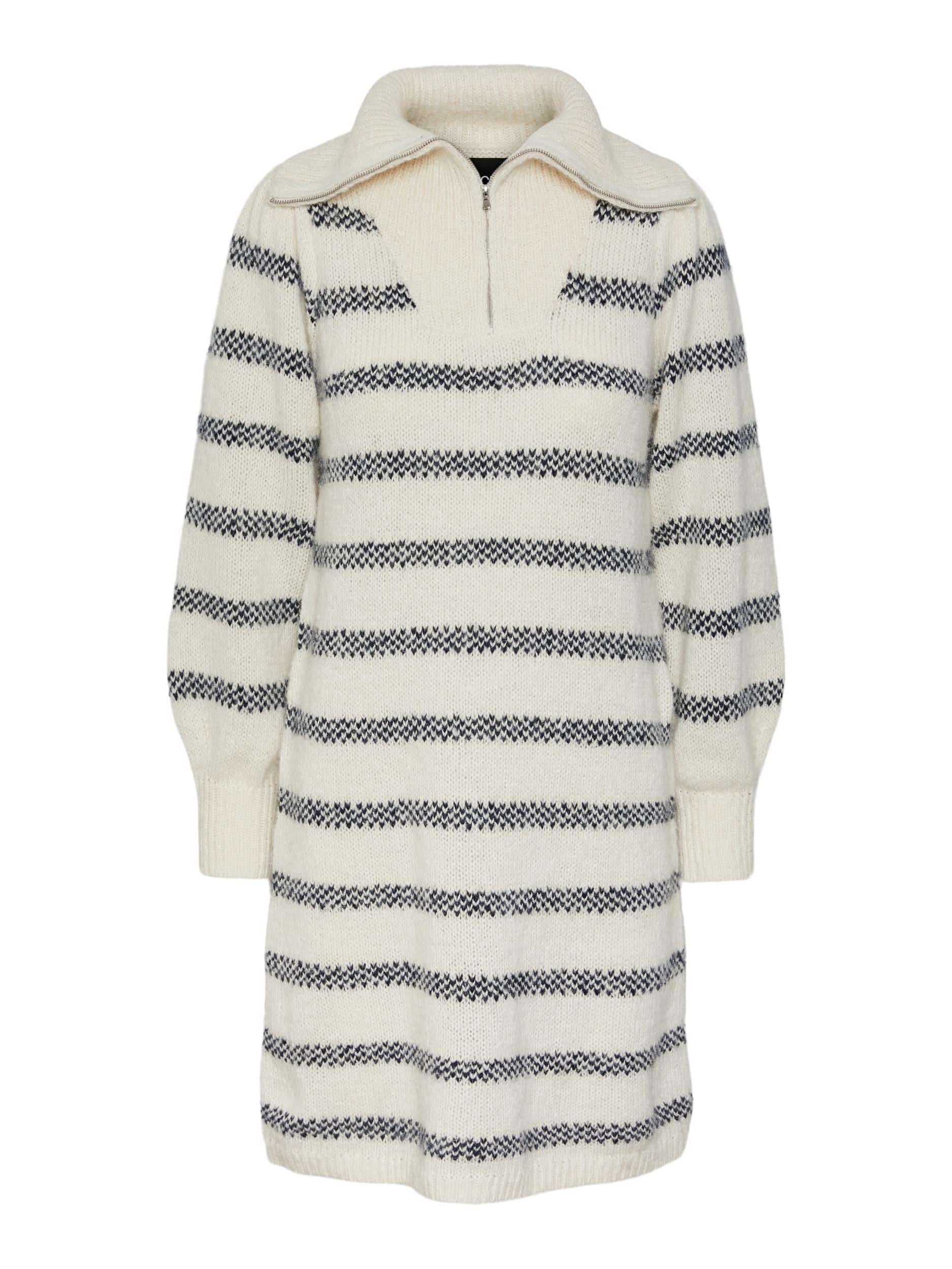 Jadine Knit Dress – Stripe Birch