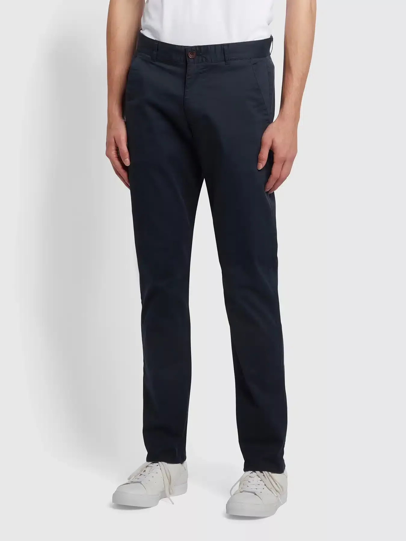 Organic Cotton Twill Chinos – Navy